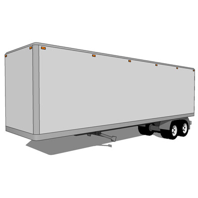 First set of three trailers. 
- Cargo trailer bla.... 