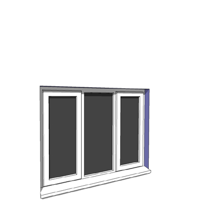 1342x1050mm narrow module casement window. 