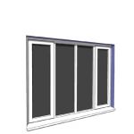 1770x1350mm narrow module casement window