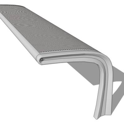 35-Stay cantilever bench by Landscape Forms. Appea.... 