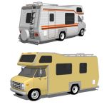 Chevrolet Motorhome, in two configurations, flat c...