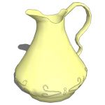 Higher poly Victorian Pitcher, for close-up decora...