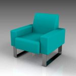 Mono metal armchair by Materia