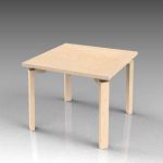Robust table by Materia