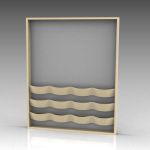 Vagspel magazine rack and notice board by Materia