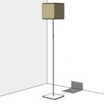 Floor Lamp, soft mood light from IKEA.  Revit Mode...