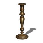 Image mapped (skp only), traditional-style brass c...
