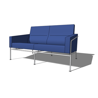 Series 3302 2 seat sofa from Fritz Hansen, designe.... 