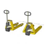 Manually Operated Pallet Jack. Warehouse Equipment...