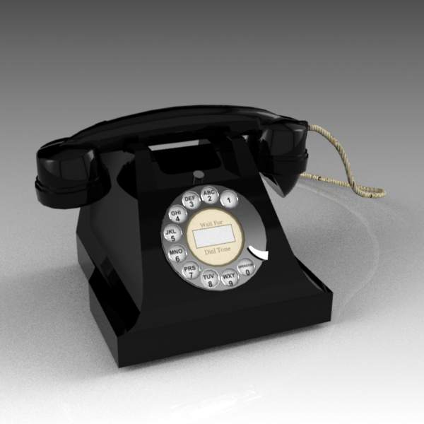 1940's style phone for use in period sets or as re.... 