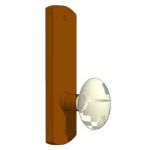 Crystal Egg-Shape Door Knob by Rocky Mountain Hard...