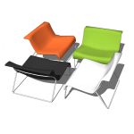 Form, a spacious and curvaceous chair with an ergo...