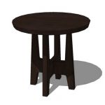 Tribal occasional table by West Elm. Height 30&quo...