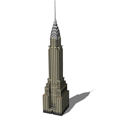 The Chrysler Building, slightly adapted to fit a s.... 