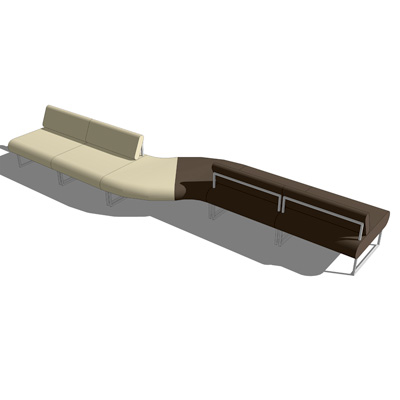 Opposites attract, they say. The Linea sofa featur.... 