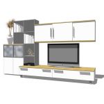Pallino wall unit. Can be used as an entertainment...