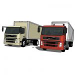 Volvo FM12 Truck, in two versions.