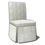 Banquet chair with chair cover