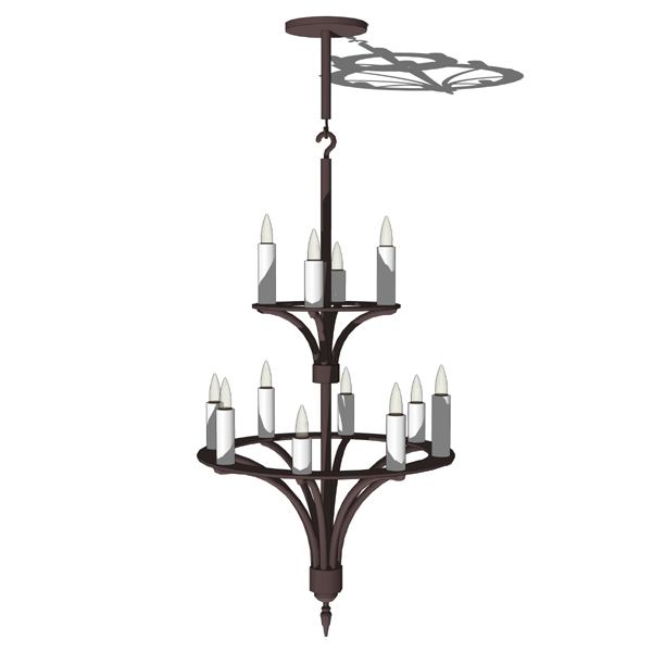 12 candles iron chandelier.. 
