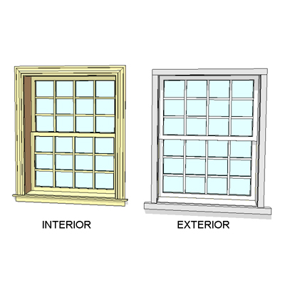 Series 400 Double Hung windows by Andersen. Fully .... 