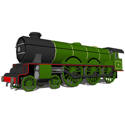 British Classical Locomotive. 