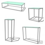 Smart glasstop tables offered by CB2 (Crate and Ba...