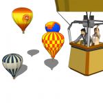 Hot air balloons are the oldest successful human c...