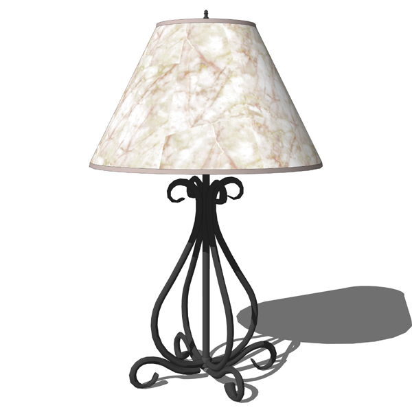 Waterbury table lamp by Stone County Ironworks. Pa.... 