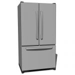 French door type refrigerator.<br />
Height...