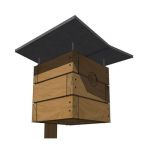 This is a Birdhouse model from www.modernbirdhouse...