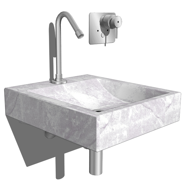 Boffi XL washbasin. Second configuration includes .... 
