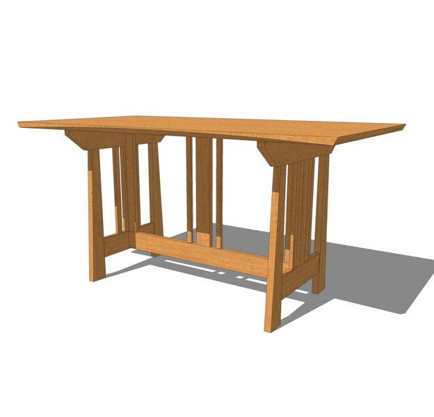 Our distinctive Truss Dining Table was the first G.... 