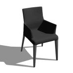 The Melandra chair and small armchair with armrest...