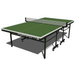 Table with net for table tennis