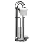 Belladonna toilet paper wrought iron stand.