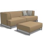 The Solo sofa was designed by Antonio Citterio and...