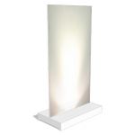 Ulta-contemporary table lamp featuring base made o...