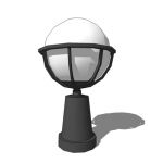 Bega 7563 Glass Sphere Pillar luminaire - Die cast...