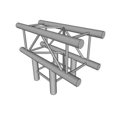 Aluminium quadrilateral ladder truss angular joint.... 