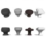 Cabinet knobs. 4 Different knobs to add detail to ...