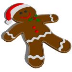 A simple gingerbread man to get you in the holiday...