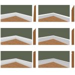 Base Moulding Set 1-4. These profiles can be pushe...