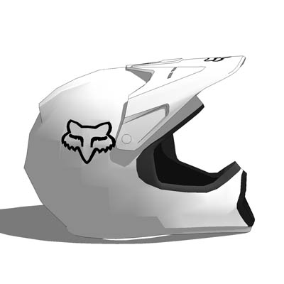 Motocross helmets by Fox. Simplified design is geo.... 