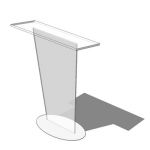 Clear plexi podium/lecturn