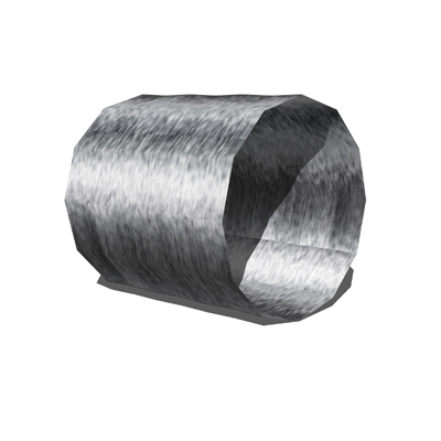 Three parts of a flexible foil duct used in air co.... 
