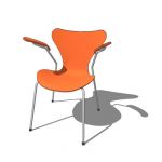 Series 7 armchair by Fritz Hansen, designed by Arn...