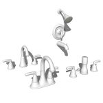 American Standard Tropic series faucets. The set i...