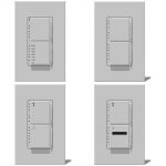 Lutron Maesto Series Switches. Text is actual geom...
