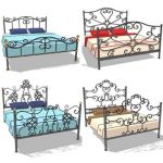 Collection of wrought iron beds
