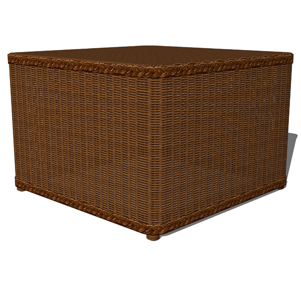 Palmetto Honey and White all weather wicker round .... 